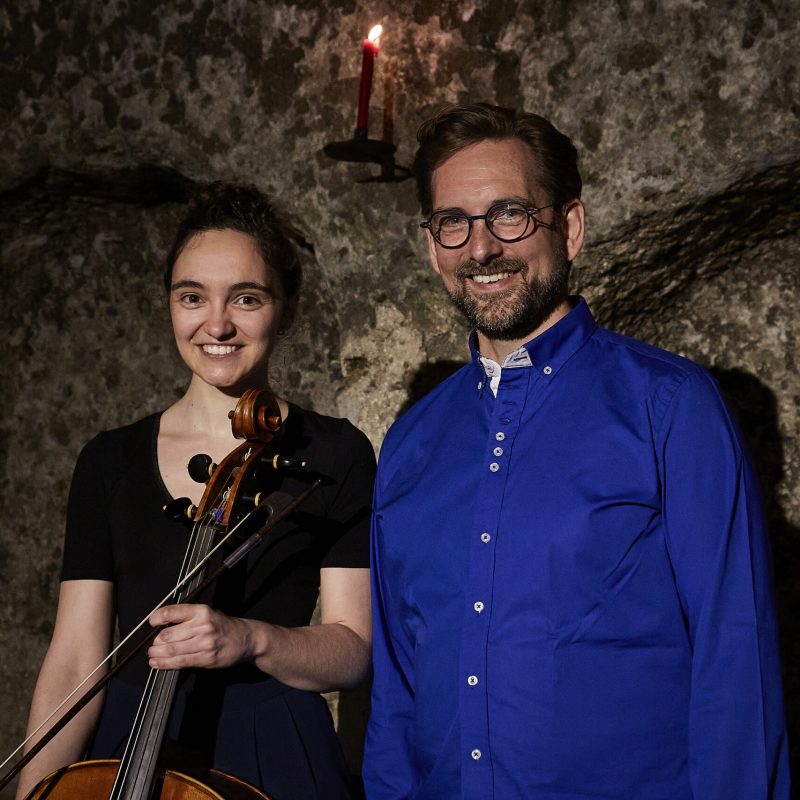 Cecilia Clo, Cello, und Armin Ziesemer berühren Menschen
